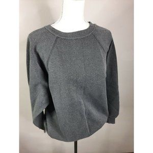 Vintage 80s Crewneck Sweatshirt Gray Size L USA